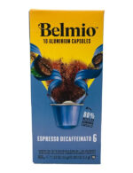 Kapsułki do Nespresso Belmio Espresso Decaffeinato 10 sztuk