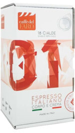 Kawa w saszetkach Caffe del Faro Espresso Italiano - saszetki ESE 18szt - obrazek 2