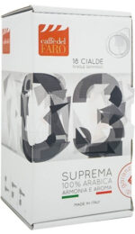 Kawa w saszetkach Caffe del Faro Suprema 100% Arabica - saszetki ESE 18szt - obrazek 2