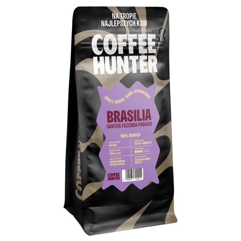 pol_pl_Kawa-ziarnista-COFFEE-HUNTER-Brazylia-Santos-Fazenda-Paraiso-1kg-11258_1 Kawa ziarnista COFFEE HUNTER Brazylia Santos Fazenda Paraiso 1kg - obrazek 1