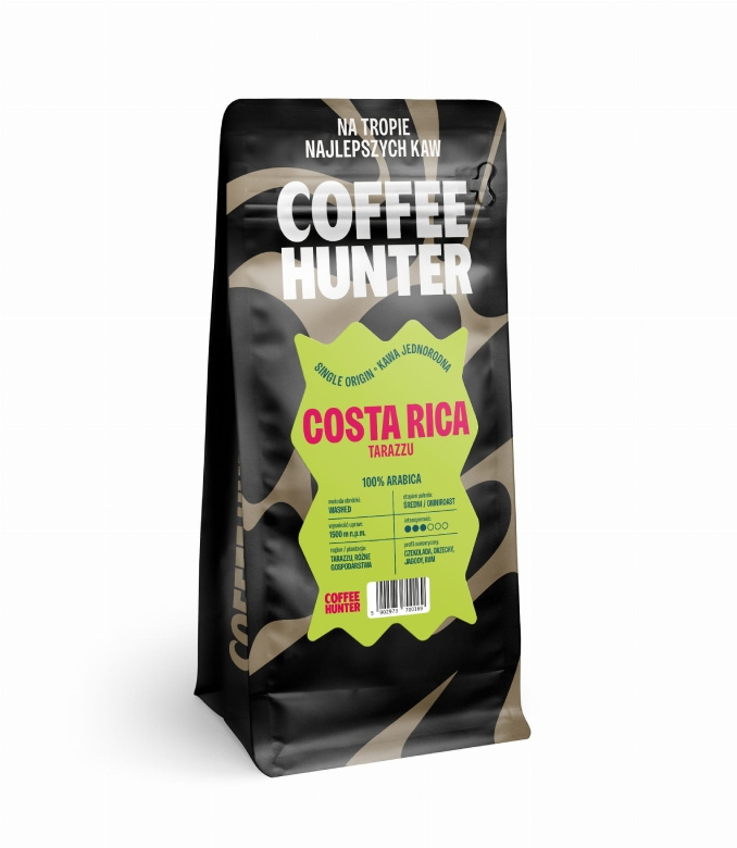 pol_pl_Kawa-ziarnista-COFFEE-HUNTER-Kostaryka-Tarazzu-250g-11261_1 Kawa ziarnista COFFEE HUNTER Kostaryka Tarazzu 250g - obrazek 1