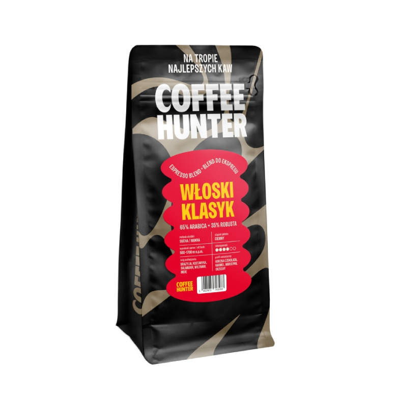 pol_pl_Kawa-ziarnista-COFFEE-HUNTER-Wloski-Klasyk-250g-11277_1 Kawa ziarnista COFFEE HUNTER Włoski Klasyk 250g - obrazek 1